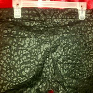 Black Leopard print Tripp NYC  pants